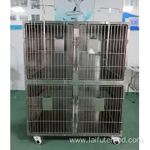 Stainless Steel ICU Oxygen Dog Cage for Veterinary Use